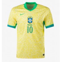 Camisa de time de futebol Brasil Rodrygo Goes #10 Replicas 1º Equipamento Copa America 2024 Manga Curta